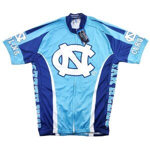 University North Carolina Tar Heels Cycling Jersey Full Zip Adrenaline XL NWT
